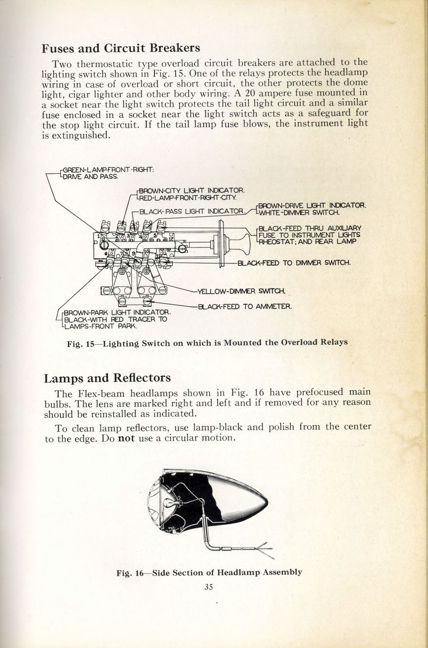 1938 Packard Super 8 and 12 Owners Manual Page 18